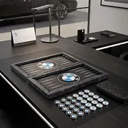 Нарды под стеклом «BMW» — необычный подарок — фотография 5