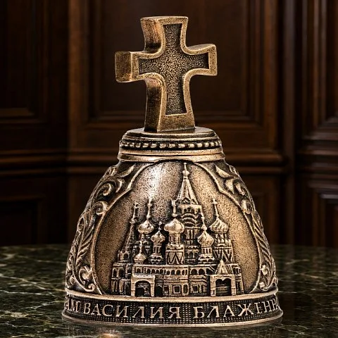 Бронзовый колокольчик «Москва. Крест» — необычный подарок