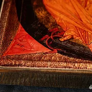 На память: Икона "Спас в силах" дерево, ручная работа — фотография 5