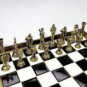 Подарочные шахматы с металлическими фигурами — фотография 8