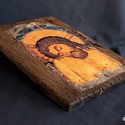 Икона деревянная «Христос во гробе» — красивый подарок — фотография 4