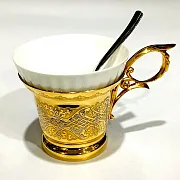 Подарочная кофейная пара "Узор". Златоуст. — фотография 4