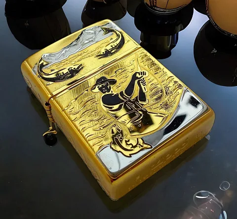 Зажигалка "На рыбалке". Златоуст — оригинальный подарок