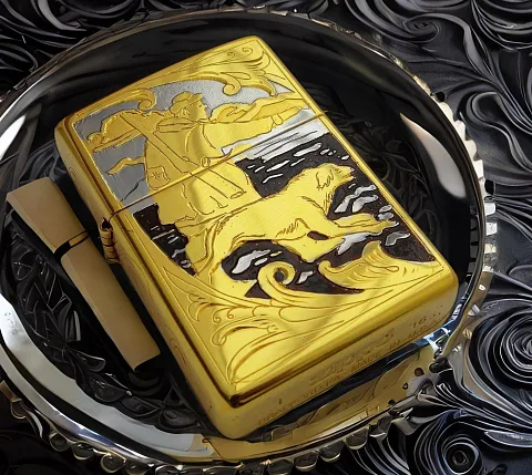 Подарочная бензиновая зажигалка Zippo "Охотник"