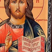 Икона с ковчегом "Христос Вседержитель" в подарок — фотография 3