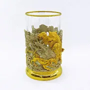 Подарочный подстаканник «Охота на медведя» из бронзы — фотография 6