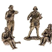 В подарок: Бронзовый набор солдатиков «Советские танкисты», 4 шт. — фотография 8