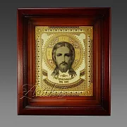 Подарочная икона Иисуса Христа /в киоте/. Златоуст — фотография 4