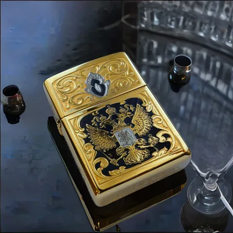 Сувенирная зажигалка Zippo "Герб" в подарок