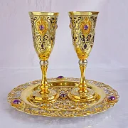 Ручная работа: Набор фужеров "Эксклюзив". Златоуст — фотография 3