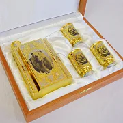 На память: Набор с флягой и рюмками. Златоуст — фотография 3