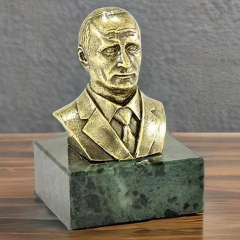 Ручная работа: Бронзовый бюст «Путин В.В.»