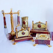 Письменный набор "Яшмовый". Златоуст — красивый подарок — фотография 2