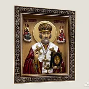 Святой Николай Чудотворец икона из дерева в подарок — фотография 2