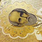 Икона Николая Чудотворца /в киоте/ №2. Златоуст — красивый подарок — фотография 3