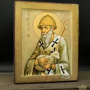 В подарок: Икона "Св. Спиридон Тримифунтский" ручная работа — фотография 4